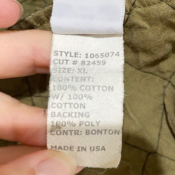 CUT LOOSE Green Quilted Vest Pockets Size XL Lagenlook Classic - Picture 7 of 8